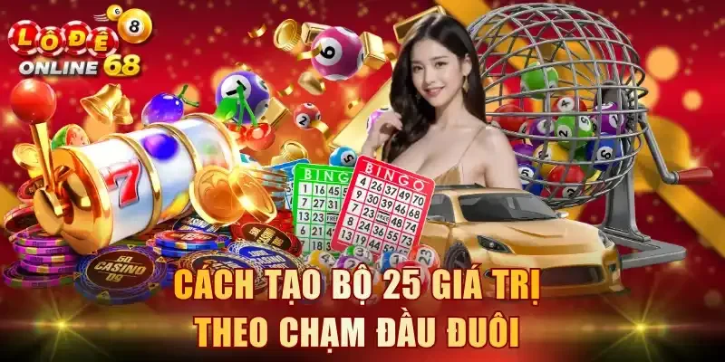 Cách tạo bộ 25 giá trị theo chạm đầu đuôi